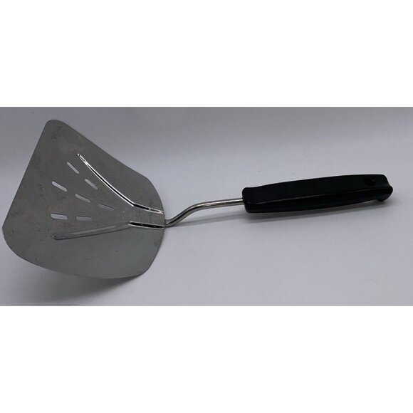 Foley Stainless Steel Wide Curved Slotted Spatula Turner Flipper Stainless USA - Picture 9 of 10